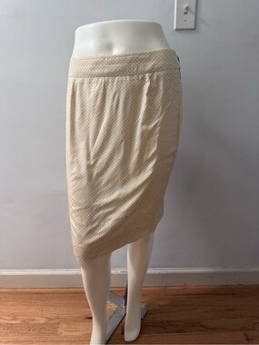 Yves Saint Laurent vintage cream skirt